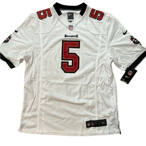 Nike Josh Freeman #5 Tampa Bay Buccaneers White On-Field Football‎ Jersey Large